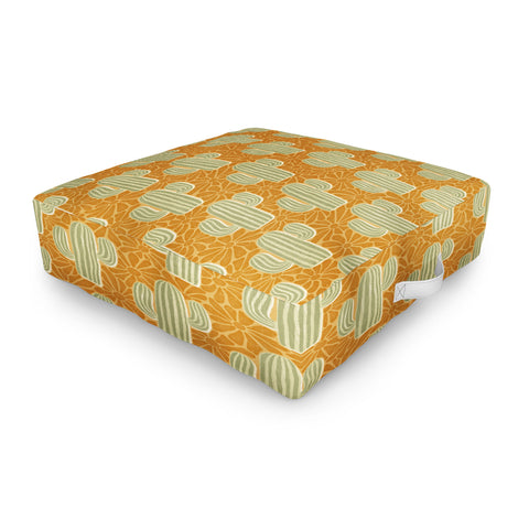 Byre Wilde Sonora gold and sage Outdoor Floor Cushion
