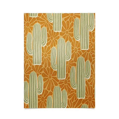 Byre Wilde Sonora gold and sage Poster