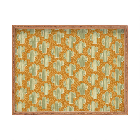 Byre Wilde Sonora gold and sage Rectangular Tray