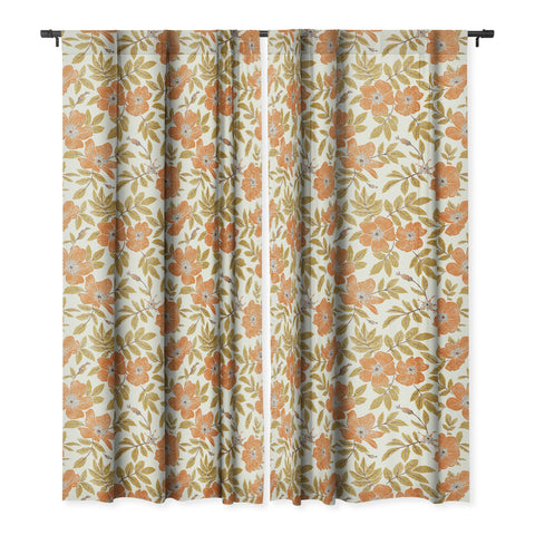 Byre Wilde Wild Mountain Roses vintage Blackout Window Curtain