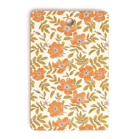 Byre Wilde Wild Mountain Roses vintage Cutting Board Rectangle