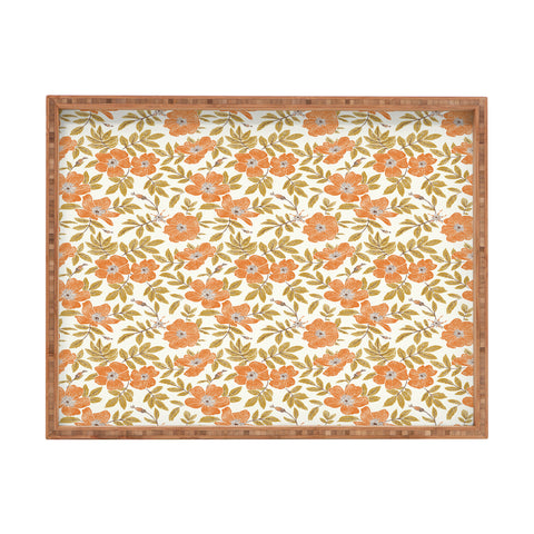 Byre Wilde Wild Mountain Roses vintage Rectangular Tray