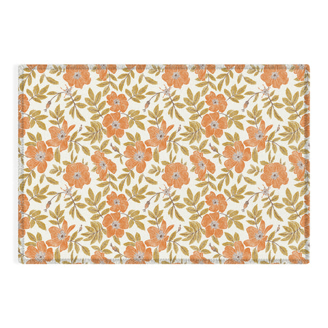 Byre Wilde Wild Mountain Roses vintage Outdoor Rug