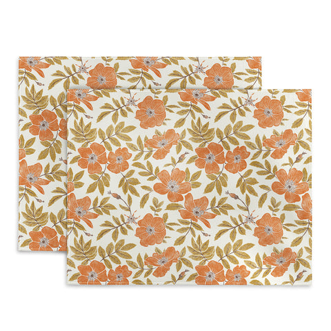 Byre Wilde Wild Mountain Roses vintage Placemat