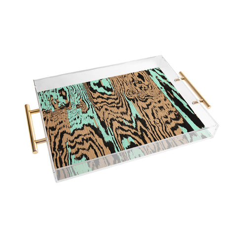 Caleb Troy Aqua Chocolate Safari Acrylic Tray