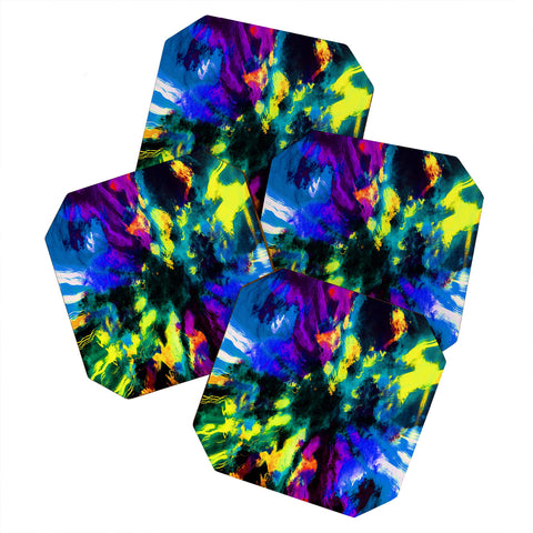 Caleb Troy Bat Crazy Clouds Coaster Set