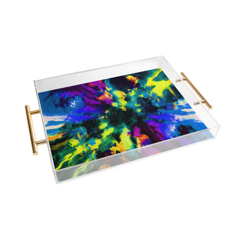 Caleb Troy Bat Crazy Clouds Acrylic Tray