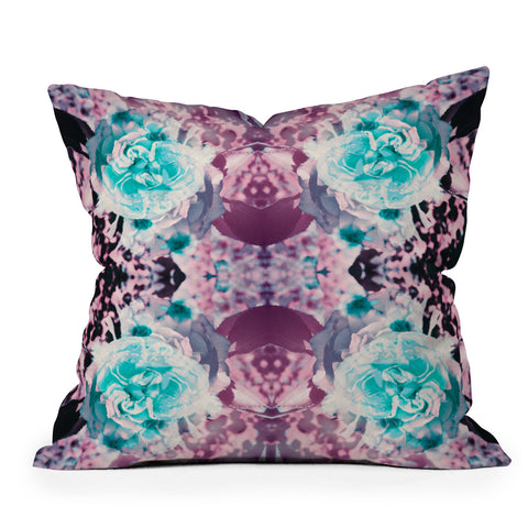 Caleb Troy Black Light Garden Outdoor Throw Pillow