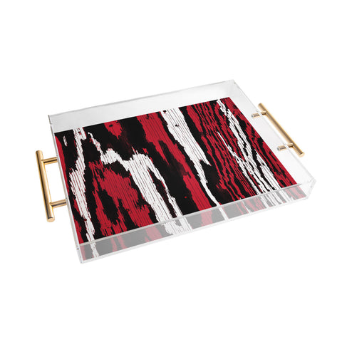 Caleb Troy Crimson Coal Splinters Acrylic Tray