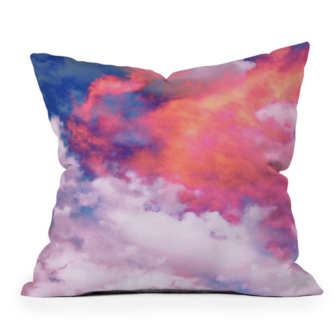 Caleb Troy Ember Flow Outdoor Throw Pillow