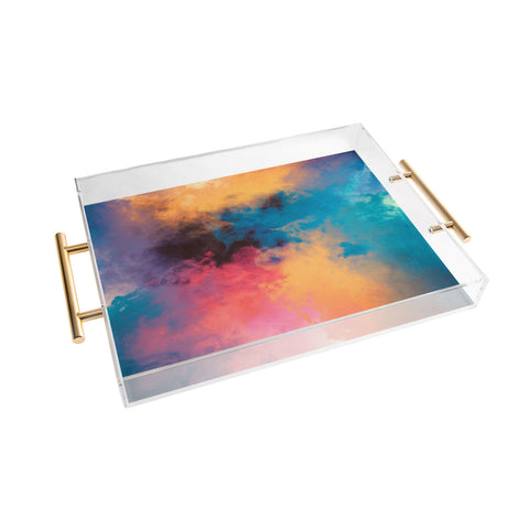 Caleb Troy Golden Virus Acrylic Tray