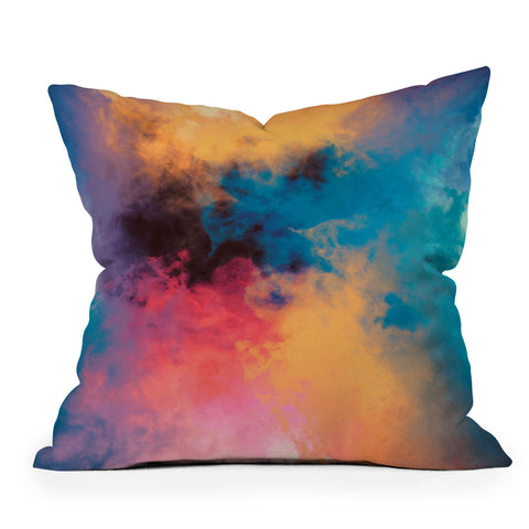 Caleb Troy Golden Virus Outdoor Throw Pillow