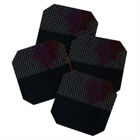 Caleb Troy HoneyComb Arcade Coaster Set