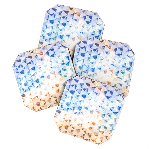 Caleb Troy indie gold sky Coaster Set