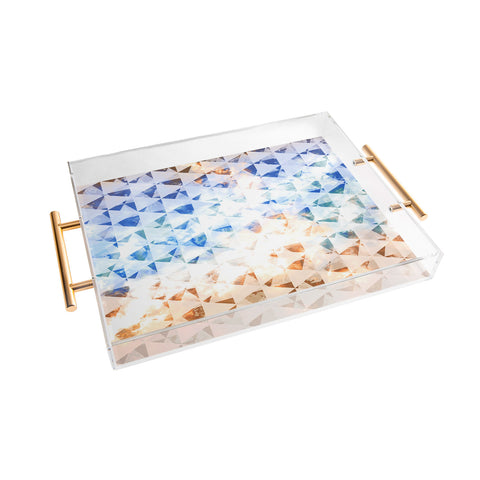 Caleb Troy indie gold sky Acrylic Tray