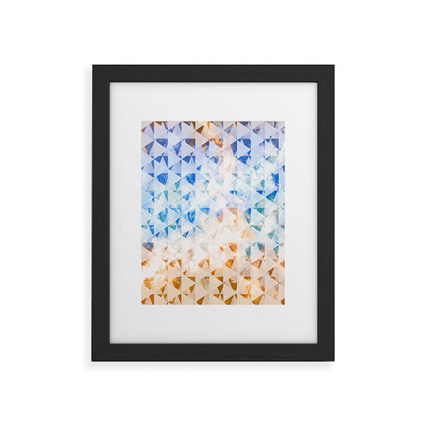 Caleb Troy indie gold sky Framed Art Print