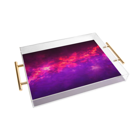 Caleb Troy Painted Clouds Vapors I Acrylic Tray