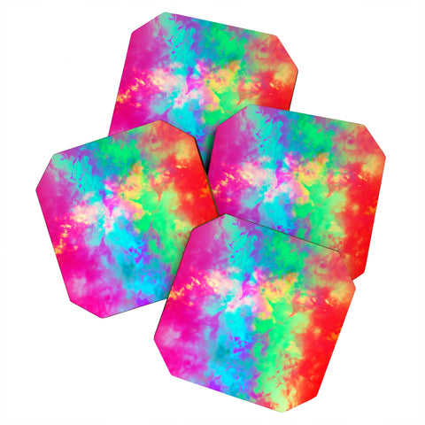 Caleb Troy Painted Clouds Vapors II Coaster Set