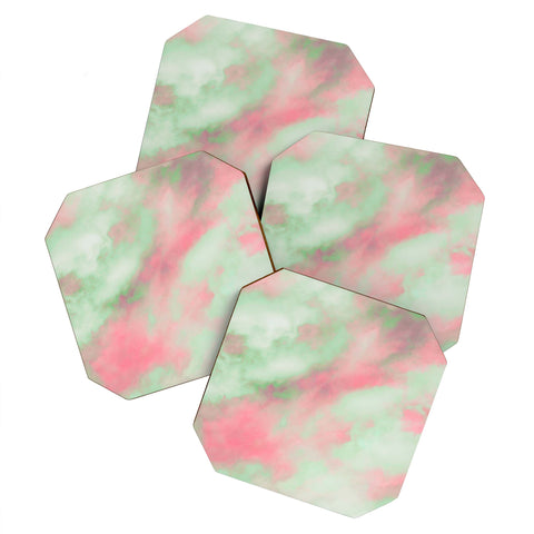 Caleb Troy Pastel Christmas Coaster Set