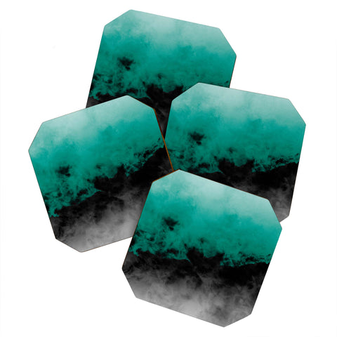 Caleb Troy Zero Visibility Emerald Coaster Set