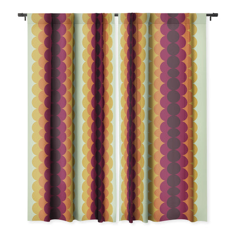 Caligrafica Gradual Vintage Blackout Window Curtain