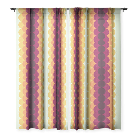 Caligrafica Gradual Vintage Sheer Window Curtain