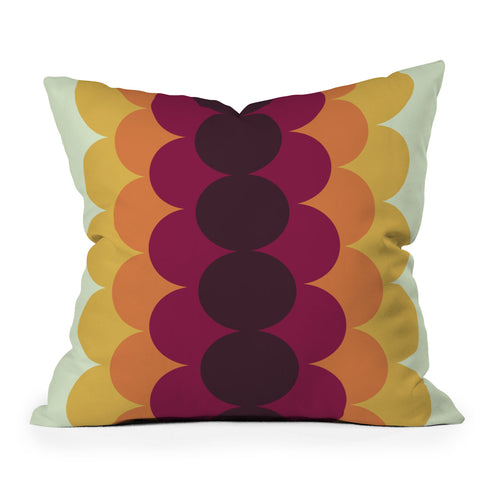 Caligrafica Gradual Vintage Throw Pillow