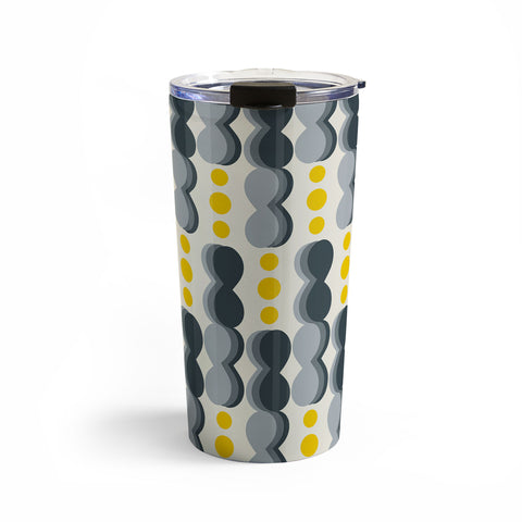 Caligrafica Uende Grayellow Travel Mug