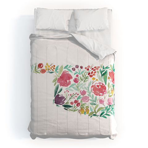 Calliegraf_Ink Bloomin Oklahoma Comforter