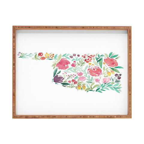 Calliegraf_Ink Bloomin Oklahoma Rectangular Tray