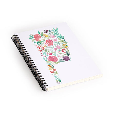 Calliegraf_Ink Bloomin Oklahoma Spiral Notebook