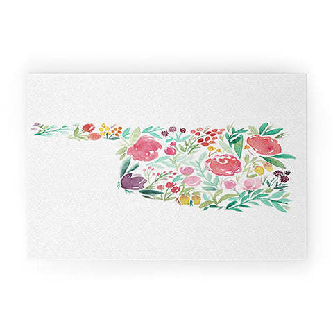 Calliegraf_Ink Bloomin Oklahoma Welcome Mat