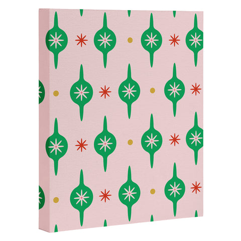 Camilla Foss Baubles and Stars Art Canvas