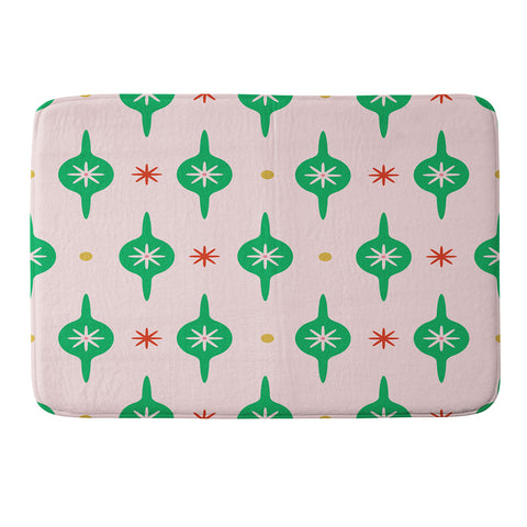 Camilla Foss Baubles and Stars Memory Foam Bath Mat