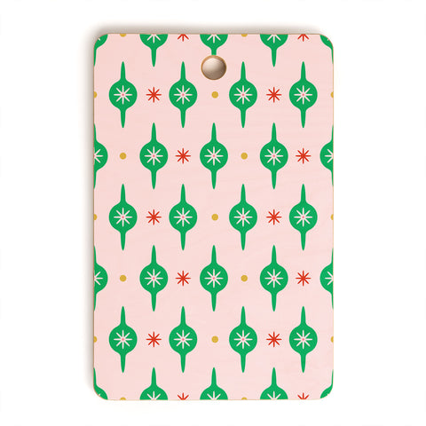 Camilla Foss Baubles and Stars Cutting Board Rectangle
