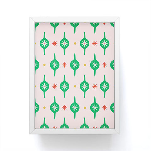 Camilla Foss Baubles and Stars Framed Mini Art Print