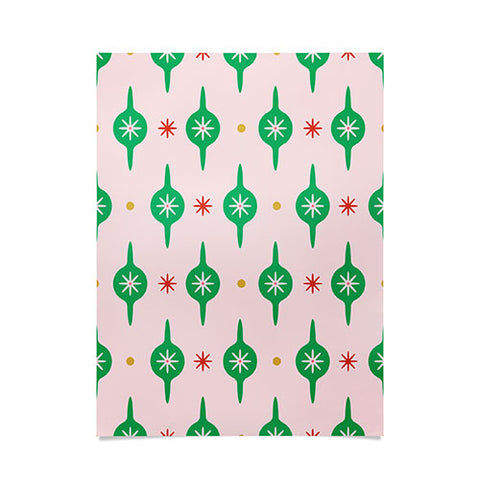 Camilla Foss Baubles and Stars Poster