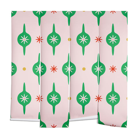 Camilla Foss Baubles and Stars Wall Mural