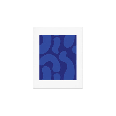 Camilla Foss Blue Pebble Art Print