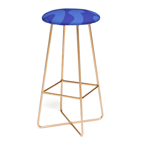 Camilla Foss Blue Pebble Bar Stool