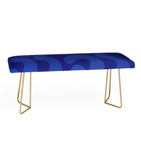 Camilla Foss Blue Pebble Bench