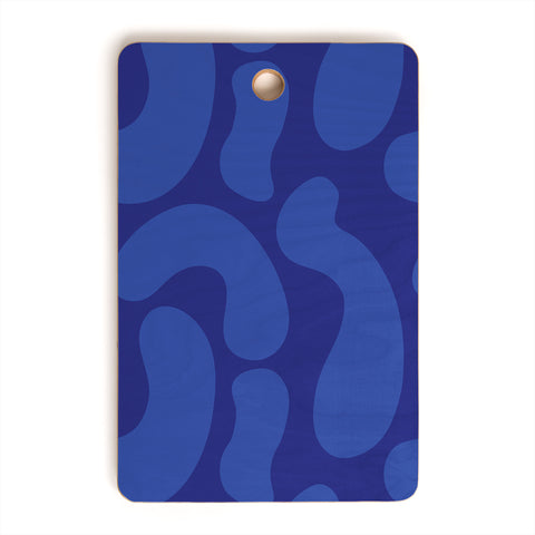 Camilla Foss Blue Pebble Cutting Board Rectangle