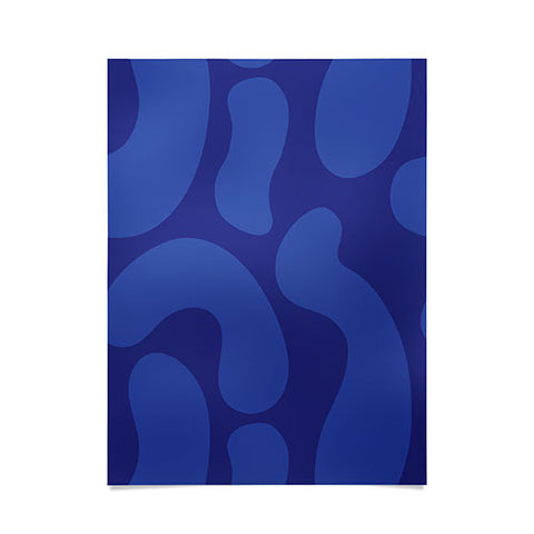 Camilla Foss Blue Pebble Poster
