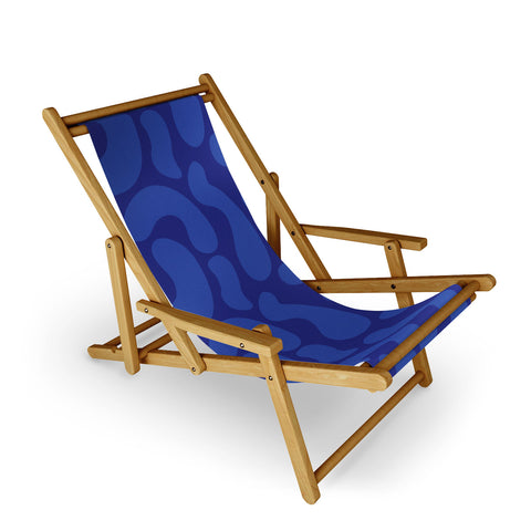 Camilla Foss Blue Pebble Sling Chair
