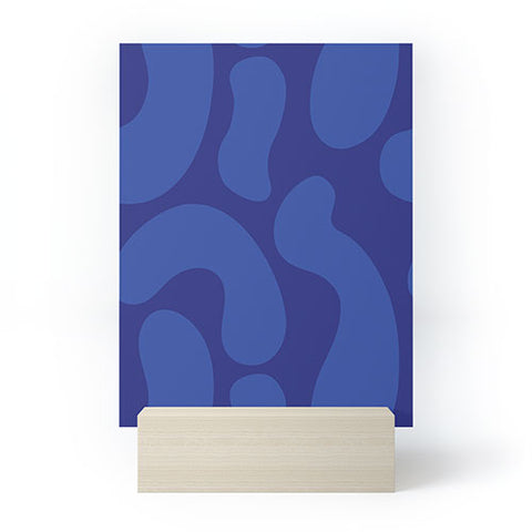 Camilla Foss Blue Pebble Mini Art Print