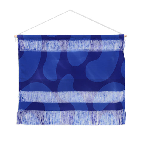 Camilla Foss Blue Pebble Wall Hanging Landscape