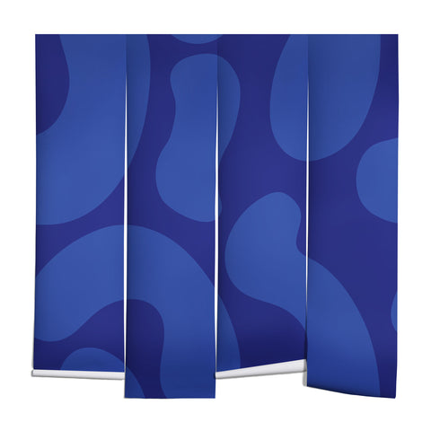 Camilla Foss Blue Pebble Wall Mural