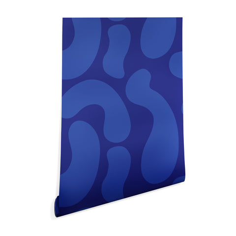 Camilla Foss Blue Pebble Wallpaper
