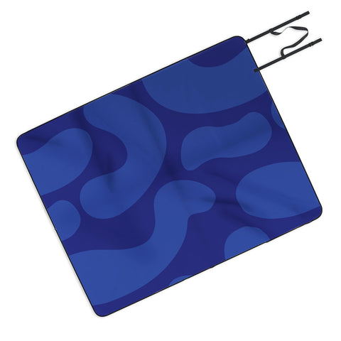 Camilla Foss Blue Pebble Picnic Blanket