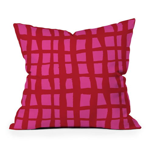 Camilla Foss Bold and Checkered Outdoor Throw Pillow
